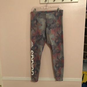Adidas multi color leggings